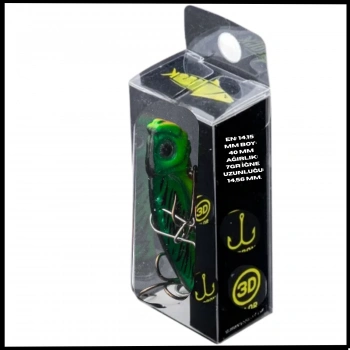 Uyguna-Yakala 7g 40mm- Titreşim Yem -Kaplan Saldırısı - UV Boyalı-YEM.734