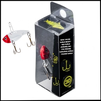 Uyguna-Yakala  7g 40mm- Titreşim Yem -Kanlı İnci- UV Boyalı-YEM.733