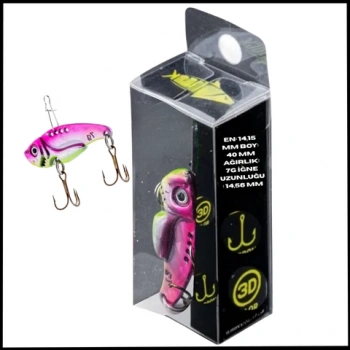 Uyguna-Yakala  7g 40mm- Titreşim Yem -Parıltı- UV Boyalı-YEM.742