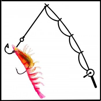 Uyguna-Yakala 7g 75mm - UV Boyalı - Silikon Karides Yem - 075-PNK