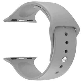 Uyguna-Yakala Akıllı Saat Silikon Kordon 42/44 Mm Gri
