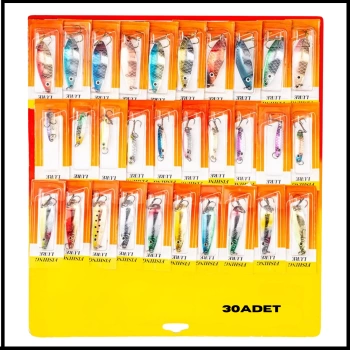 Uyguna-Yakala Alabalık/Turna/Levrek 30lu Olta Kaşığı Seti-KAS.717