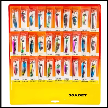 Uyguna-Yakala Alabalık/Turna/Levrek 30lu Olta Kaşığı Seti-KAS.718