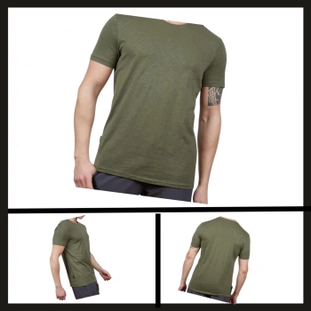 Uyguna-Yakala Haki (600400) Alpinist Basic Erkek Pamuklu T-shirt-TSH.441