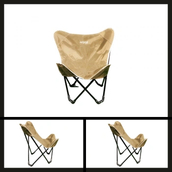 Uyguna-Yakala  Bal Köpüğü Argeus Butterfly Katlanabilir Kamp Sandalyesi-TAB.068