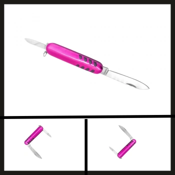 Uyguna-Yakala Eflatun (k5017-8) Çift Ağızlı Cep Çakısı-CAK.428