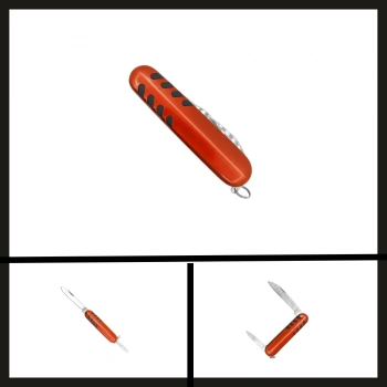 Uyguna-Yakala Turuncu (k5017-8) Argeus Çift Ağızlı Cep Çakısı-CAK.425