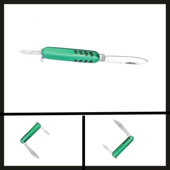 Uyguna-Yakala Yeşil (k5017-8) Çift Ağızlı Cep Çakısı-CAK.426