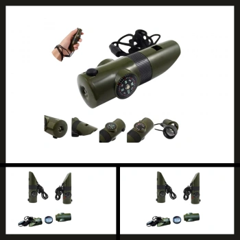 Uyguna-Yakala H7-1 Argeus Fenerli Dereceli Pusulalı Düdük-PUS.017