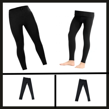 Uyguna-Yakala Heatpro Unisex Siyah Termal Alt İçlik Tayt Argeus-RML.002