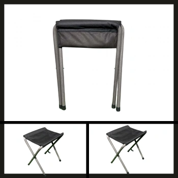 Uyguna-Yakala Siyah Argeus Katlanabilir Pedli Tabure-TAB.053