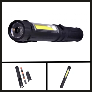 Uyguna-Yakala  Gri V171 Mıknatıslı Pilli El Feneri-NER.394