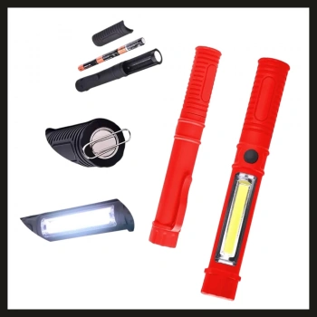 Uyguna-Yakala Kırmızı V171 Mıknatıslı Pilli El Feneri-NER.395