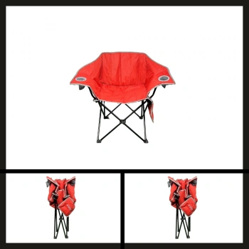 Uyguna-Yakala Kırmızı Argeus Nevgrande Comfort Katlanabilir Kamp Sandalyesi-TAB.077