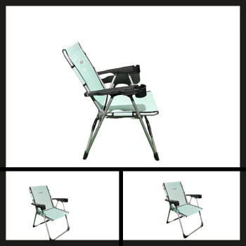 Uyguna-Yakala Su Yeşili (a-03)Argeus Rock Katlanabilir Kamp Sandalyesi Bardaklı-TAB.040