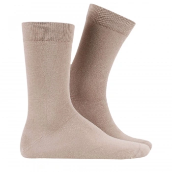 Uyguna-Yakala Bambu Çorap - Thermoform - Bej