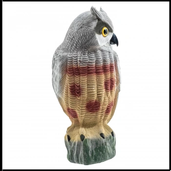 Uyguna-Yakala Baykuş Mühresi - Tüylü 3 Boyutlu Gerçekçi Tasarım -HRE.076