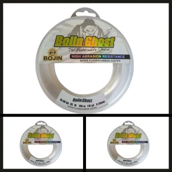 Uyguna-Yakala 100 Mt 0.20 Mm Bojin Ghost Fluorocarbon Misina-PO.128