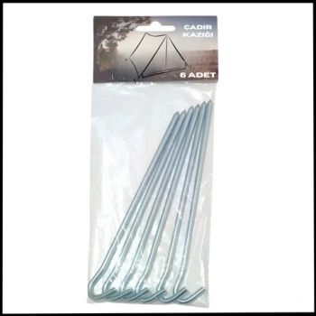 Uyguna-Yakala Çadır Kazığı - Madfox Skewer C-Kafa - 6 Parça - 18 cm - 547329
