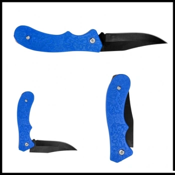 Uyguna-Yakala Cep Çakısı Mavi Ejderha Desenli-CAK.513