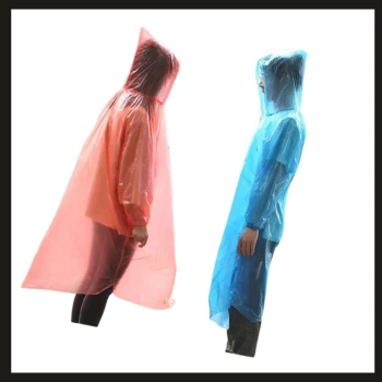 Uyguna-Yakala  Mavi Tek Kullanımlık Cep Yağmurluk-TAK.102