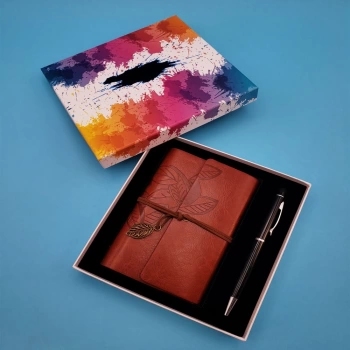 Uyguna-Yakala Defter ve Tükenmez Siyah Kalem