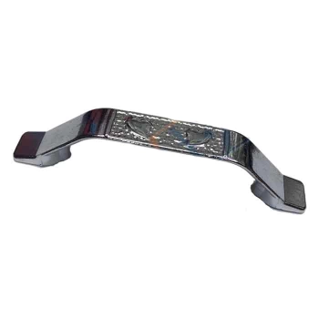 Uyguna-Yakala Dekoratif Zamak Kulp İçten - 64mm, Nikel, 1 Adet