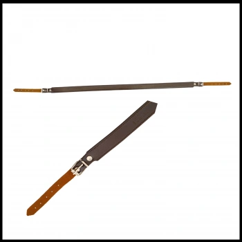 Uyguna-Yakala Deri - Kahve Tüfek Askı Kayışı -041-K