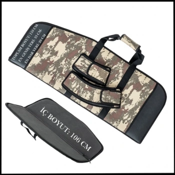 Uyguna-Yakala Dijital Kamuflaj 80 cm Şarjörlü Tüfek Kılıfı -KS.126