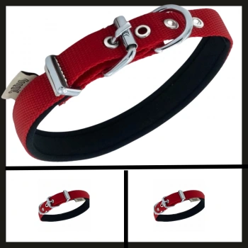 Uyguna-Yakala Kırmızı 2.0*30-35 Cm Dokuma Boyun Tasması-SMA.327