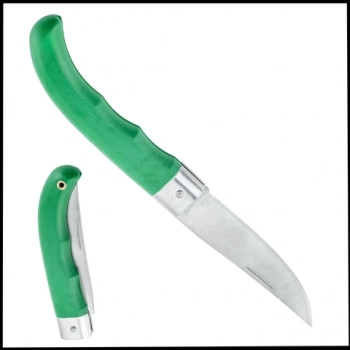 Uyguna-Yakala El Yapımı - Yeşil Katlanır Cep Çakısı - CAK.582