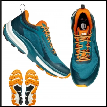 Uyguna-Yakala  Erkek Koşu Ayakkabısı Petrol-Orange-201-PO