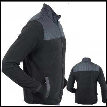 Uyguna-Yakala  Erkek Polar Mont Siyah-KAB.703