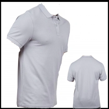 Uyguna-Yakala  Erkek Polo T-shirt Gri-SH.426