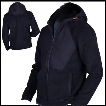 Uyguna-Yakala Erkek Sweatshirt Siyah -SH.416