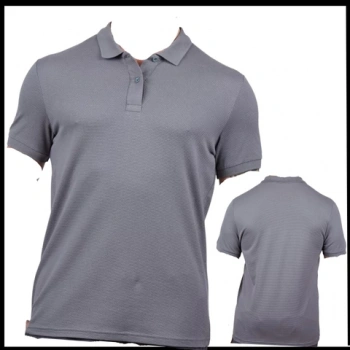 Uyguna-Yakala Erkek T-shirt Antrasit -SH.424