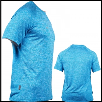 Uyguna-Yakala  Erkek T-Shirt Deniz Mavisi-510-DM