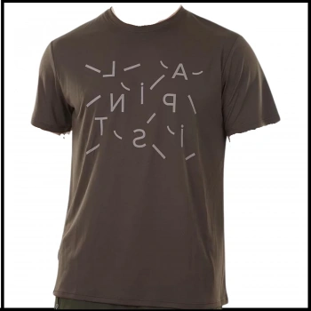 Uyguna-Yakala Erkek T-Shirt Kahve-600612