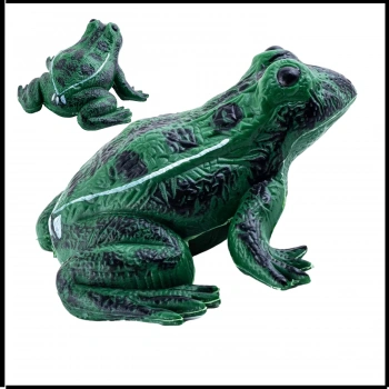 Uyguna-Yakala Gerçekçi Tasarım Kurbağa Mühresi - Benekli -HRE.074