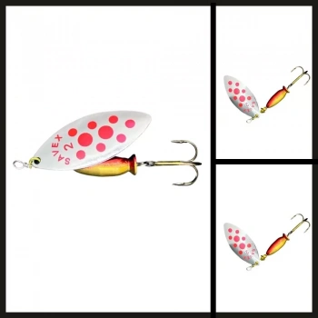 Uyguna-Yakala Gümüş-kırmızı No:2/16 Gr Savex Alpha Long Döner Kaşık-KAŞ.083