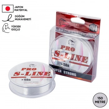 Uyguna-Yakala Hayalet Olta Misinası - Japon Materyal - 150 Metre - Pro S-Line - 0,50mm
