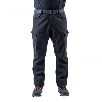 Uyguna-Yakala İçi Polarlı Softshell Pantolon - Su Rüzgar Geçirmez - Savage - Siyah - Tactical Pantolon