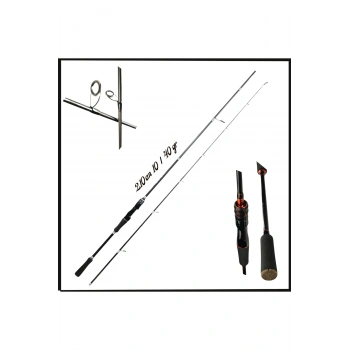 Uyguna-Yakala 210cm 10/40 gr İki Parça Spin Olta Kamışı - MS.084