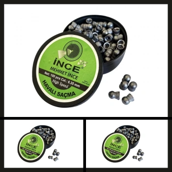 Uyguna-Yakala 100 Adet İnce Mehmet 6.35 Mm Havalı Tüfek Saçması-HFŞ.029