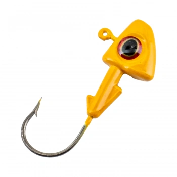 Uyguna-Yakala Jighead - Zoka - Kurşunlu Olta İğnesi - (XH-A 07) - Sarı - 8 Gr