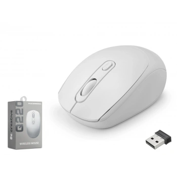 Uyguna-Yakala Kablosuz Mouse 1600 Dpi Beyaz Q220W