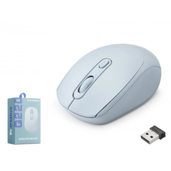 Uyguna-Yakala Kablosuz Mouse 1600 Dpi Mavi Q220B