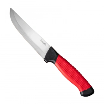 Uyguna-Yakala Kasap Bıçağı - Lazoğlu - No:1 - El Yapımı - Kesme - Kurban - Silikon Saplı