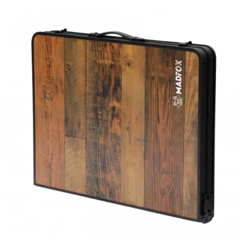 Uyguna-Yakala Katlanabilir Ahşap Kamp Masası - Izgaralı - Madfox Eazy - 547210