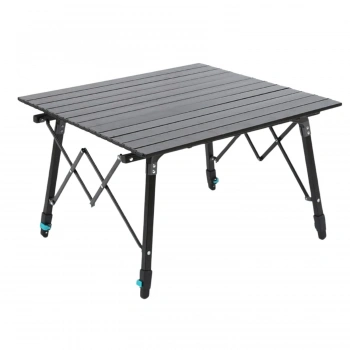 Uyguna-Yakala Katlanabilir Alüminyum Kamp Masası - Akordion - Madfox Skylite - Siyah - 546249